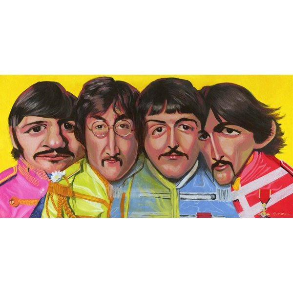 The Beatles painting