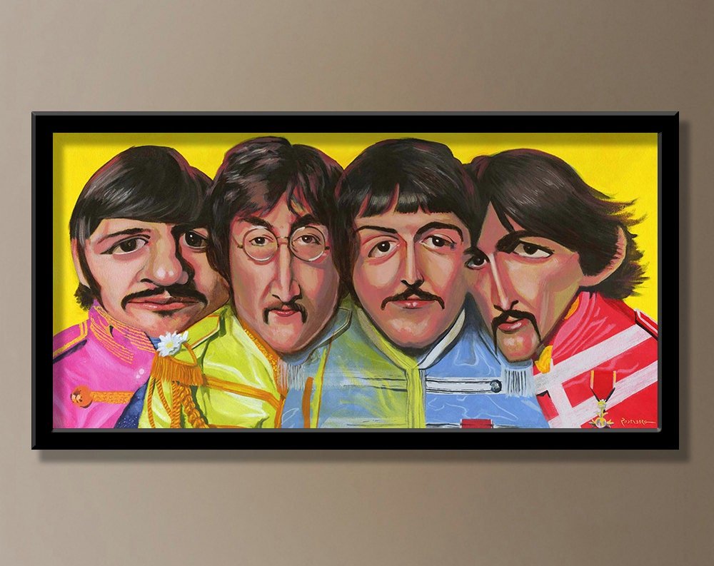 The Beatles painting