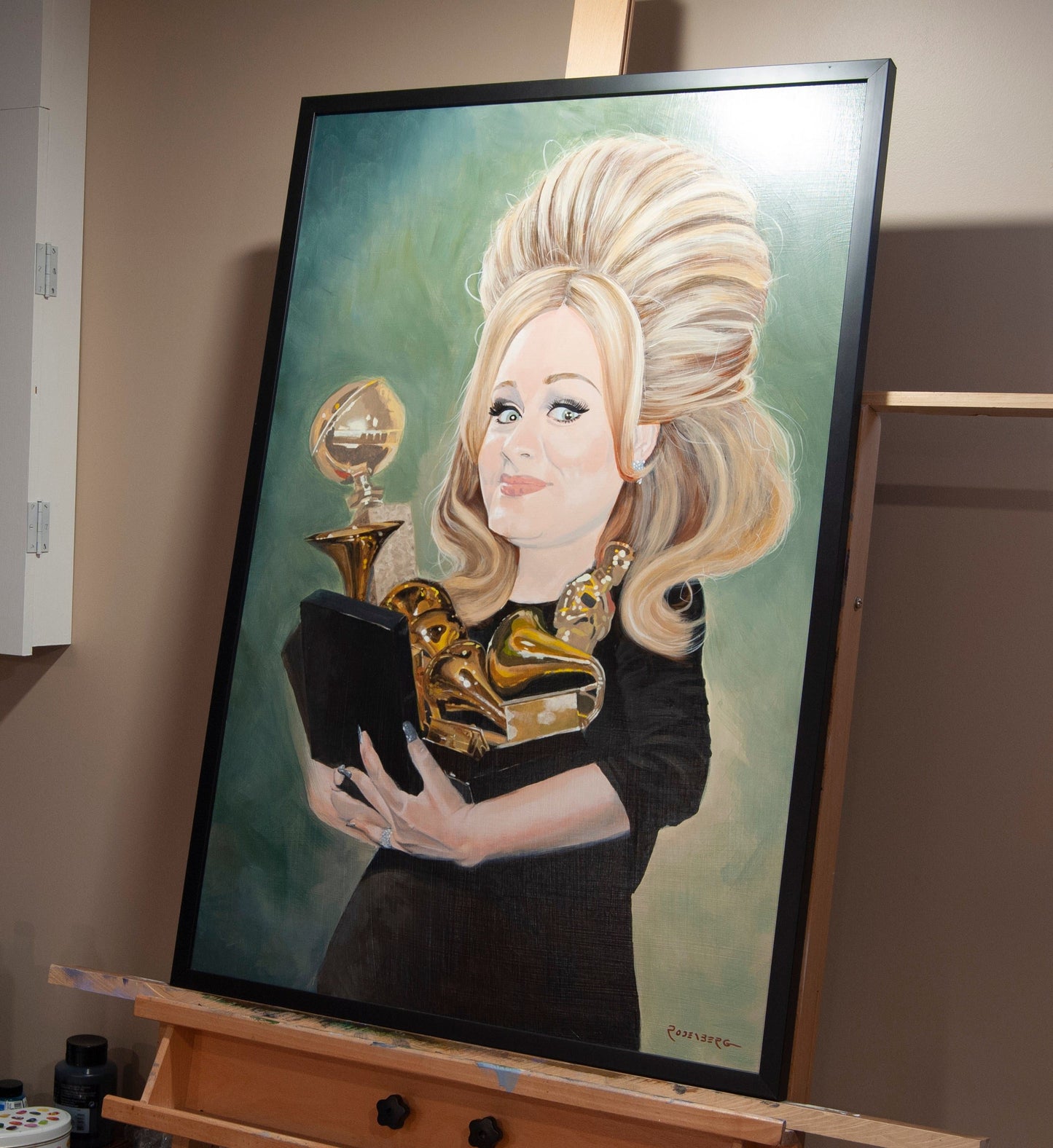 Adele painting