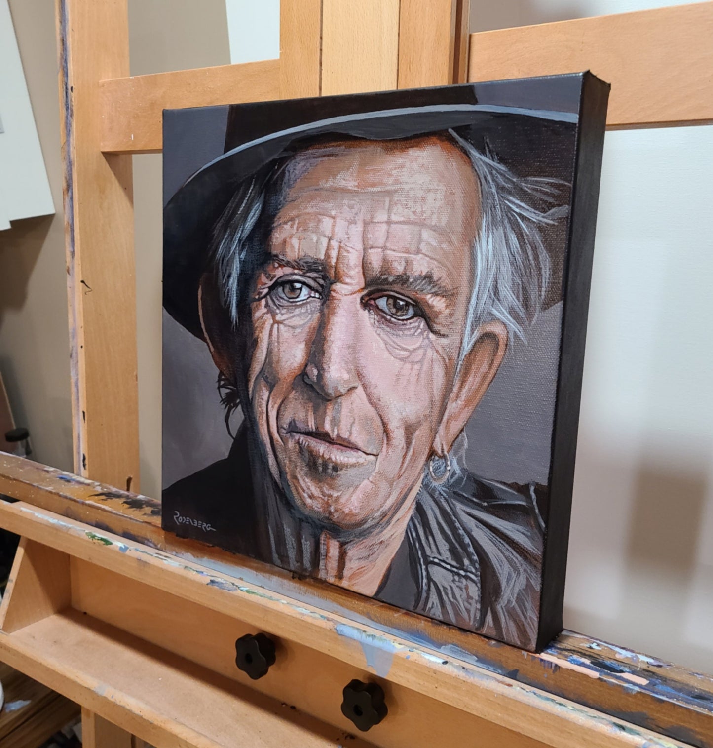 Keith Richards / Rolling Stones painting