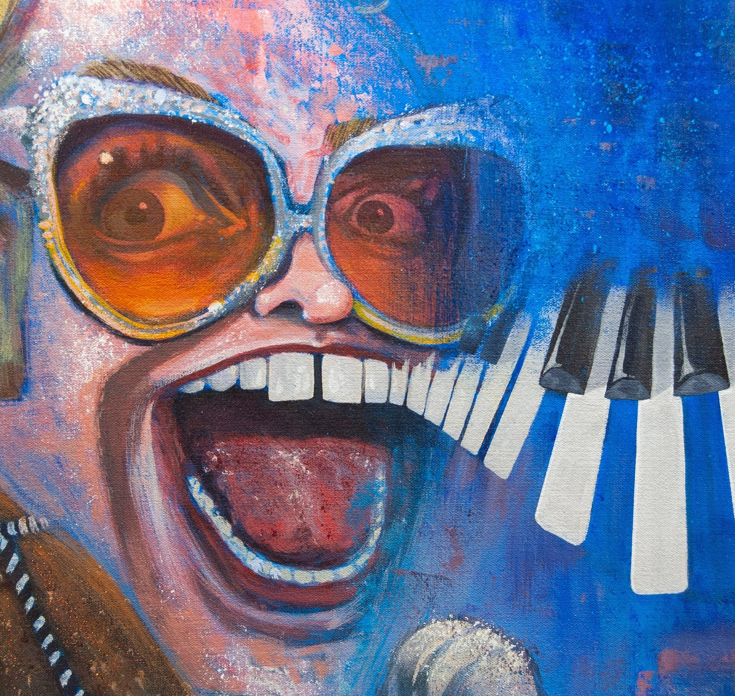 Elton John painting