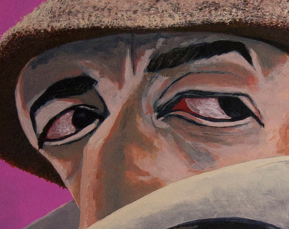 Peter Sellers Inspector Clouseau painting