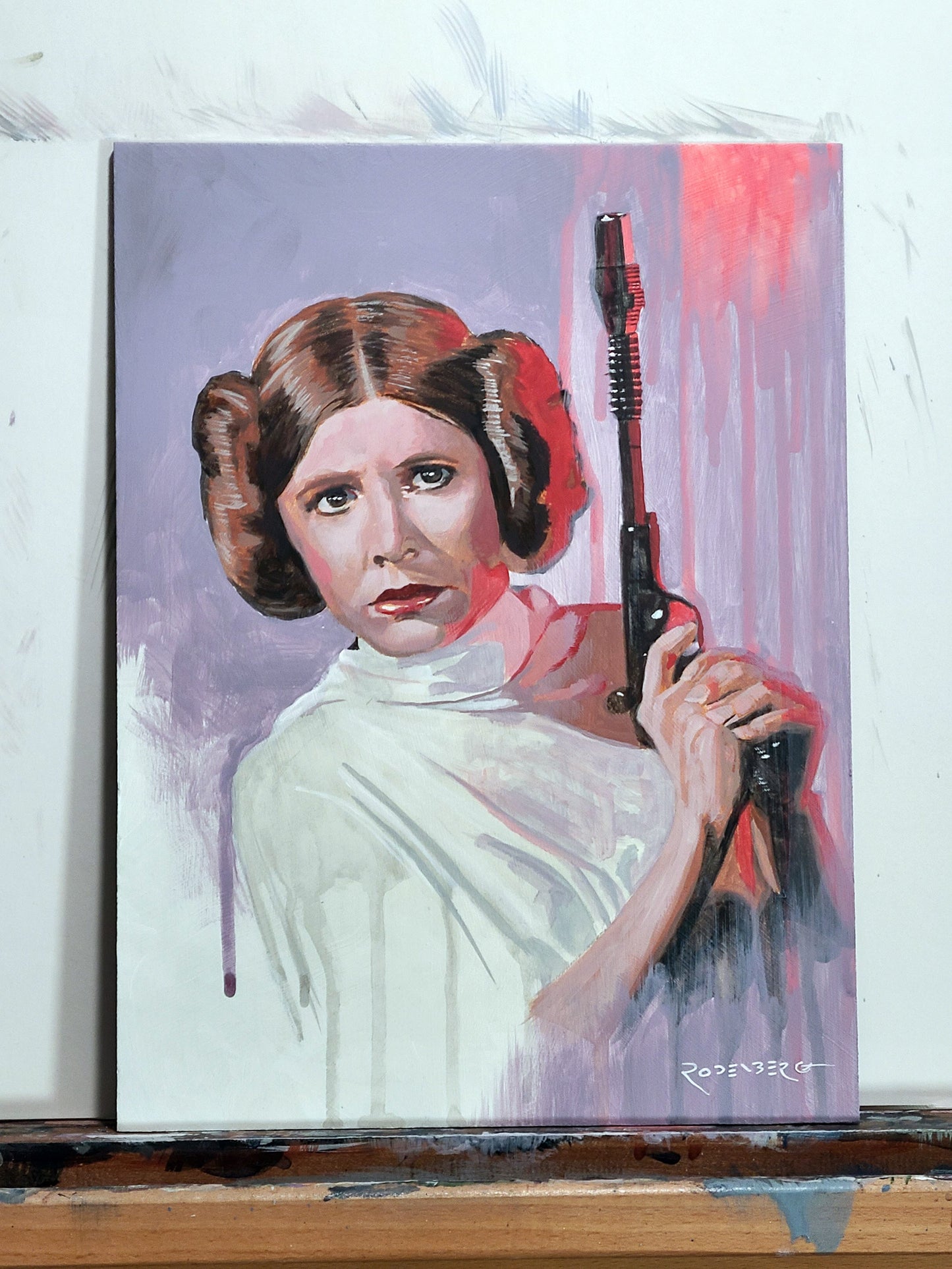 Princess Leia painting