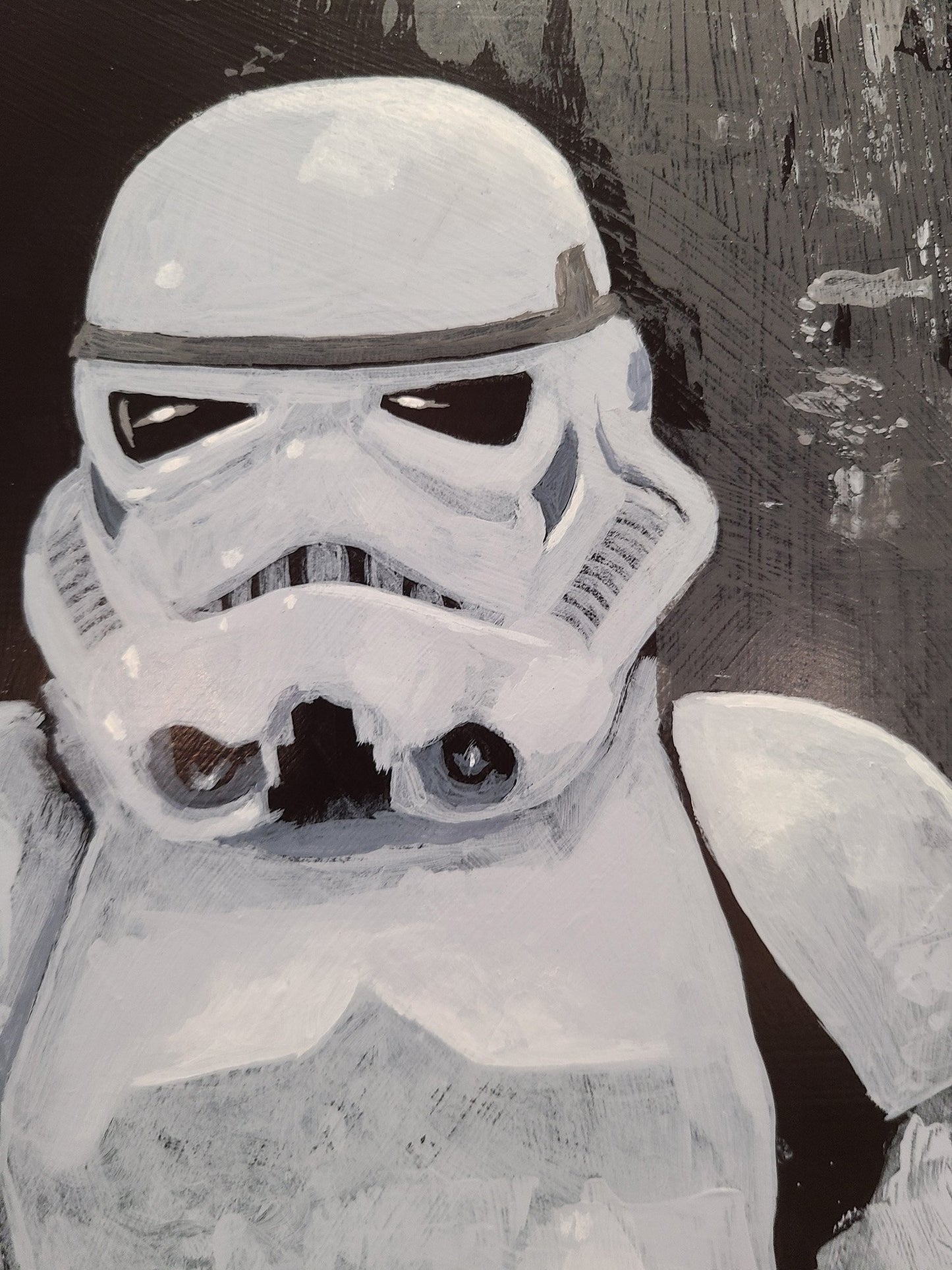 Star Wars Stormtrooper painting