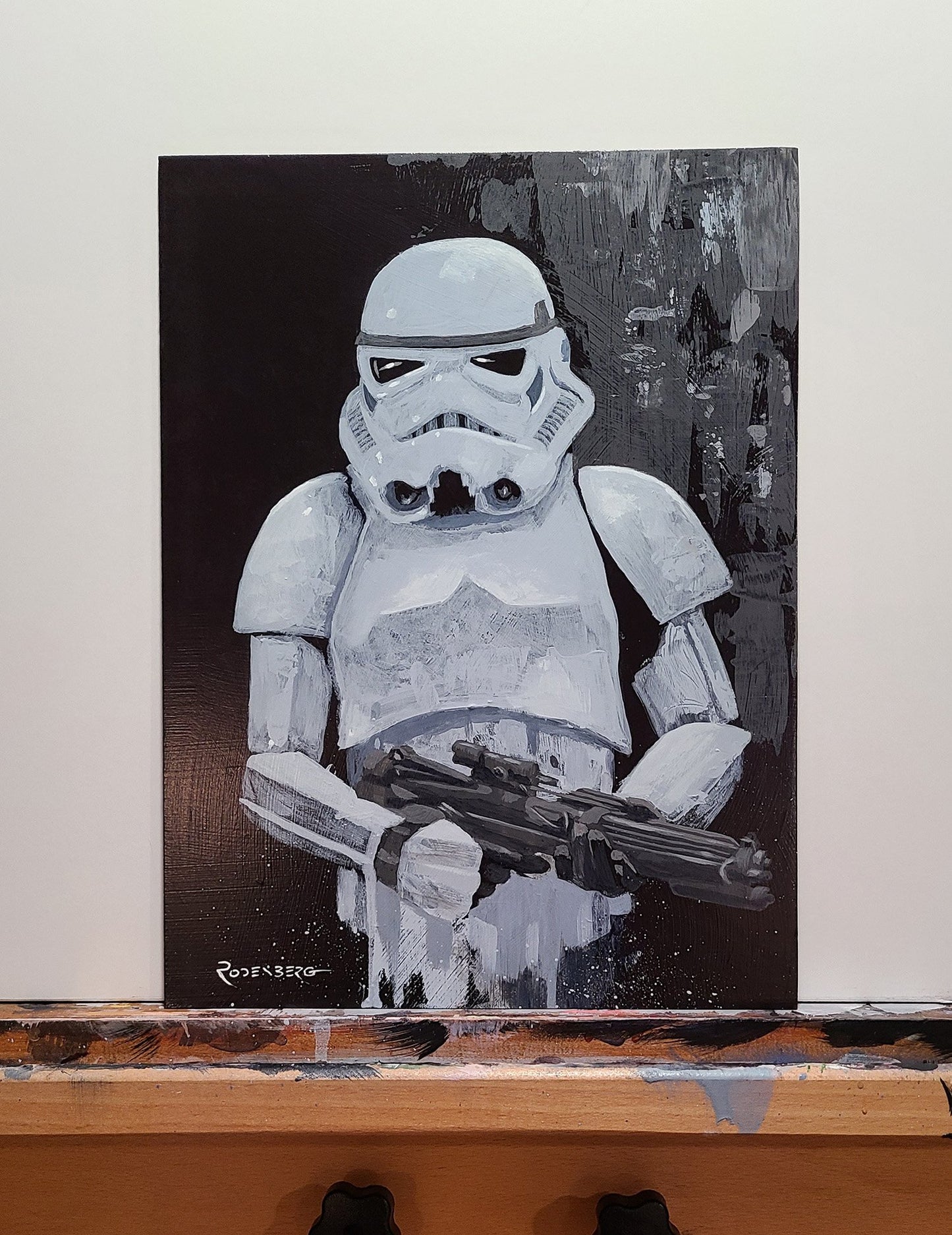 Star Wars Stormtrooper painting